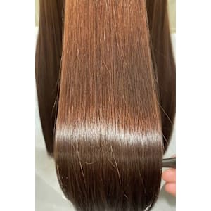 【髪質改善】ダークブラウンカラー×ツヤ髪スタイル