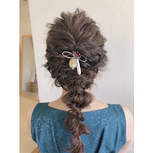  ROYパーティ用ヘアアレンジ