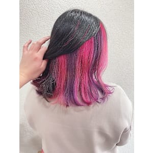 インナーカラーカラーツートーン成増地下鉄成増大山