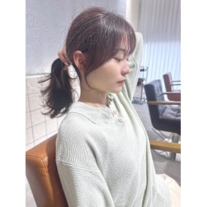 結んでも可愛い顔まわりカット