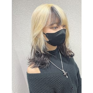 ホワイトブロンドツートーンカラー成増地下鉄成増大山