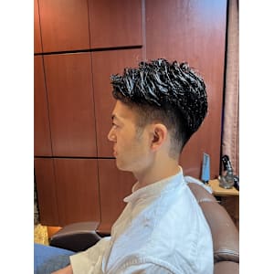 銀座　理容室　メンズビジネスシチサンヘア