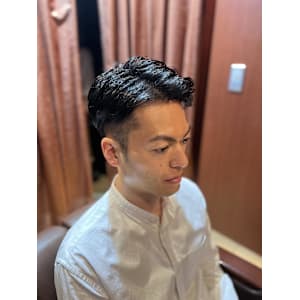 銀座　理容室　メンズビジネスシチサンヘア