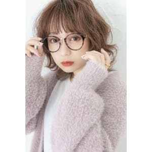 ベージュカラーレイヤーカット成増地下鉄成増大山