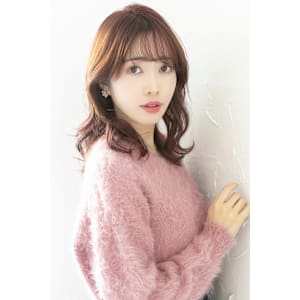 ベージュカラーミディアムヘア成増地下鉄成増大山