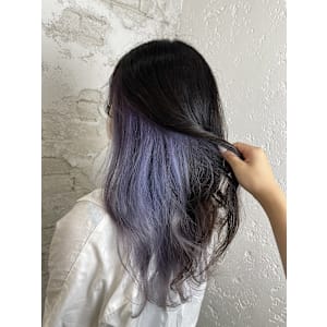 インナーカラーラベンダーアッシュ成増地下鉄成増大山