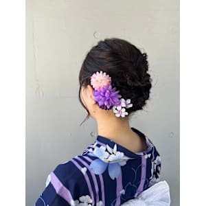 〈浴衣〉ヘアアレンジ/着付け/浴衣着付け/吉祥寺