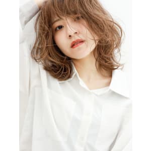 【AINM 】エアリーカール/セミディ/シアーカラー