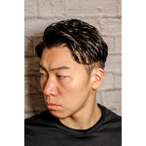 ツーブロック刈り上げ×形状記憶パーマ