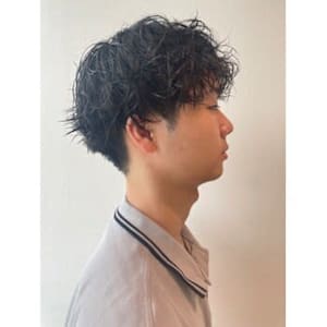 スパイラルパーマ？