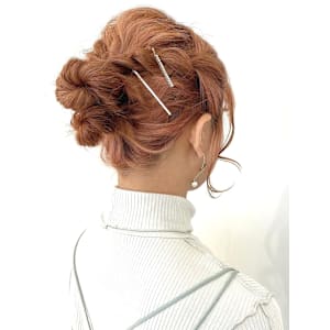 ROYミディアム/アップスタイル・浴衣に似合うヘアセット