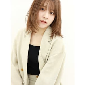 シアーカラー/セミディ/ナチュラルレイヤー