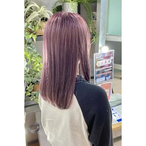 ピンク/ブリーチカラー