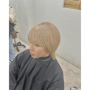 ミルクティーベージュハイトーンショート成増地下鉄成増大山