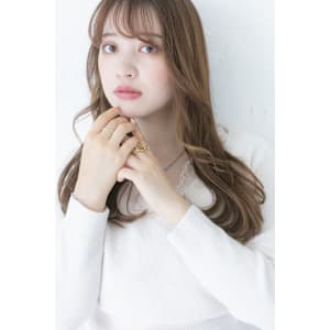 ミルクティーベージュシースルーバング成増地下鉄成増大山