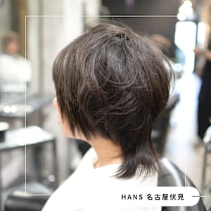 ふんわりエアリーなウルフカット