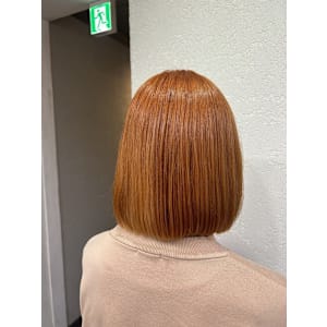 オレンジカラーボブ成増地下鉄成増大山