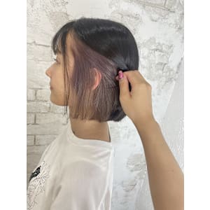 インナーカラーボブ成増地下鉄成増大山