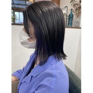 大人かわいい/ブルーバイオレットイヤリングカラー