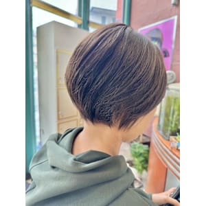 丸ミニショートボブ/Ju