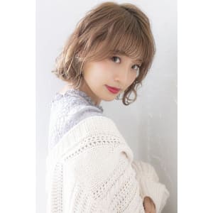 ミルクティーベージュボブヘア成増地下鉄成増大山