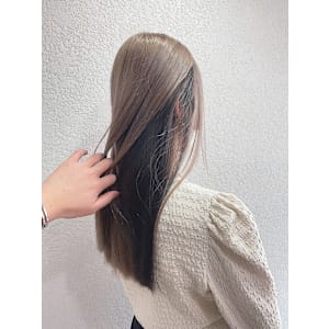 ミルクティーベージュインナーカラー成増地下鉄成増大山