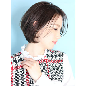 40代50代似合わせ小顔美髪シアーカラーカールショート - INCEPTION  GINZA 銀座【インセプション】掲載中