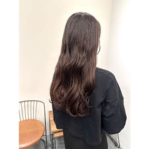 池袋 髪質改善 ゆる巻き ラベンダーブラウン♪