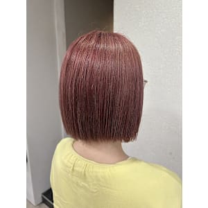 ピンクベージュボブ成増地下鉄成増大山