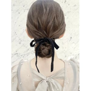 結婚式お呼ばれ ヘアセット mt___213r