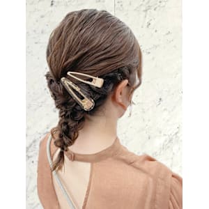 結婚式お呼ばれ ヘアセット mt___213r