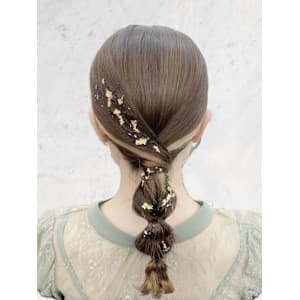 結婚式お呼ばれ ヘアセット mt___213r