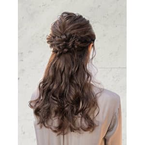 結婚式お呼ばれ ヘアセット mt___213r