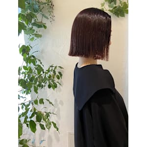 〜大人女性のオーガニックHカラーボブ〜