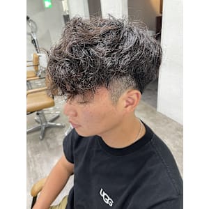 メンズショートスパイラルパーマ成増地下鉄成増大山