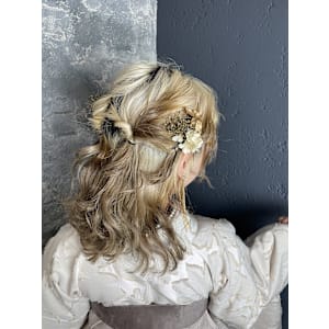 ハーフアップヘアセット成増地下鉄成増大山