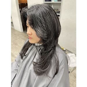 ダークグレー顔周りレイヤー成増地下鉄成増大山