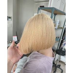 ミルクティーベージュハイトーンボブ成増地下鉄成増大山