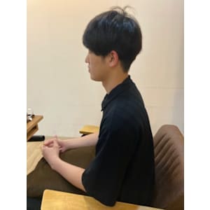 お客様髪質改善データ1308(猫毛ストレート髪マッシュ)