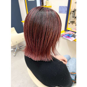 【髪仕度CORE／札幌市東区】ピンク系バレイヤージュ