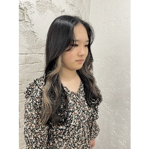 ミルクティーベージュイヤリングカラー成増地下鉄成増大山