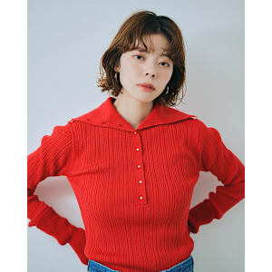 ボブ×ウェーブパーマ