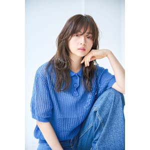 抜け感レイヤーフリンジカール