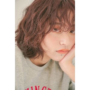 ラフ×ガーリーなレイヤーパーマスタイル