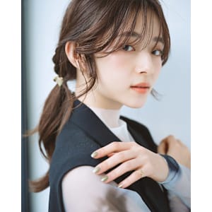 ローポニーテールアレンジおでかけヘア