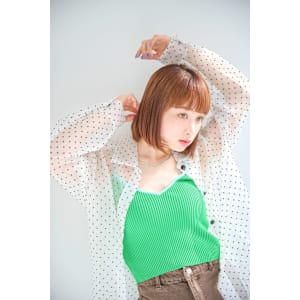 相性抜群ワイドバングとスリークボブ