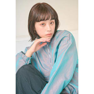 ボブ×ワイドバング