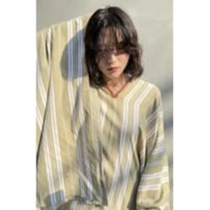 U-fu×ミディアムボブパーマ