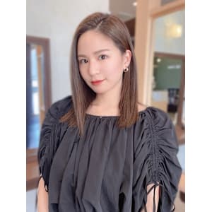 【MICHI 富田店　古作蓮】アップバング　艶感　ストレート