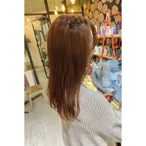 オレンジ/ブリーチ無しダブルカラー